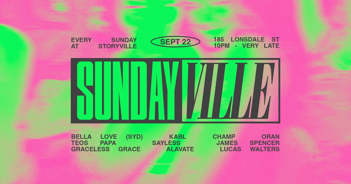 SundayVille \u2022 Sept 22