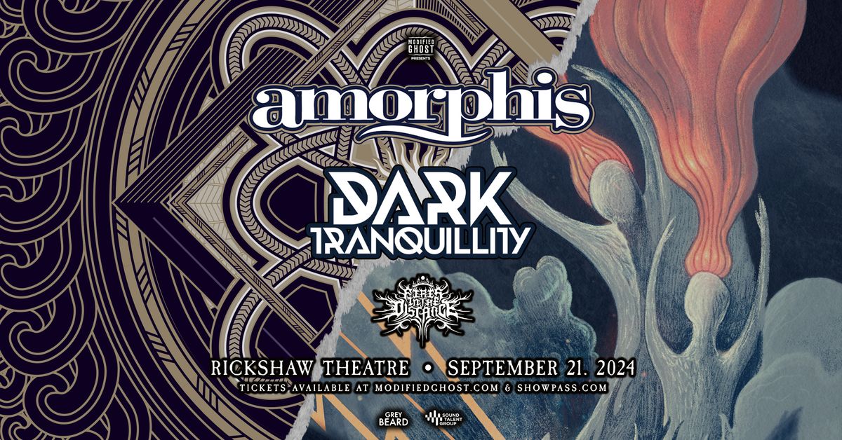 AMORPHIS & DARK TRANQUILITY with Fires In The Distance - September 21