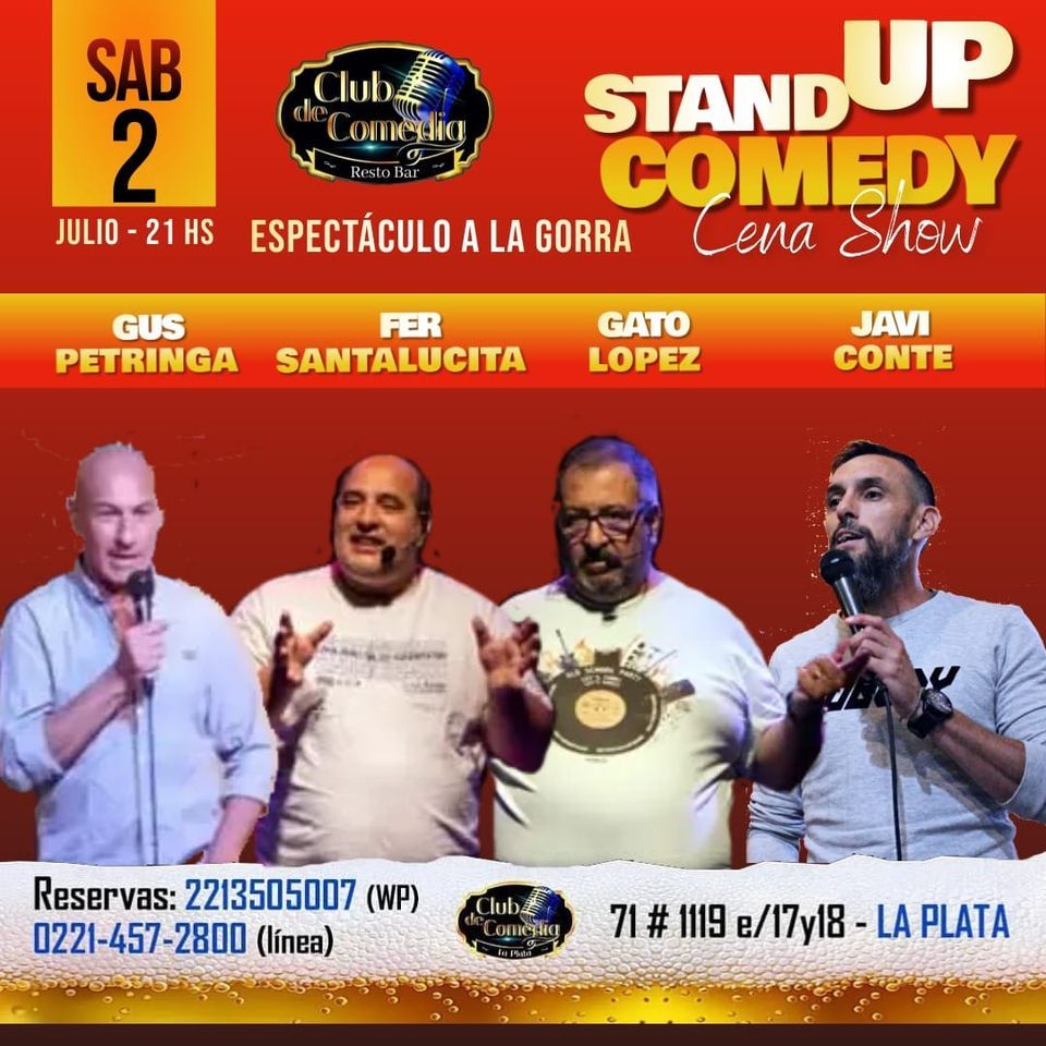 Show De Stand Up En El Club De Comedia Club De Comedia La Plata 2 July To 3 July 2900