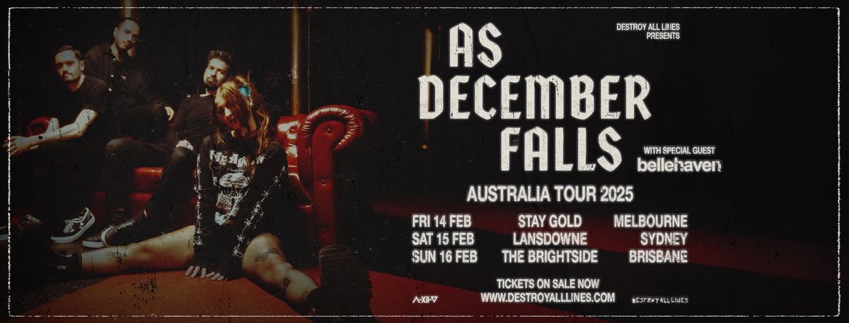 As December Falls (UK) \/\/ Sydney \/\/ Australia Tour 2025 \/\/ Lansdowne