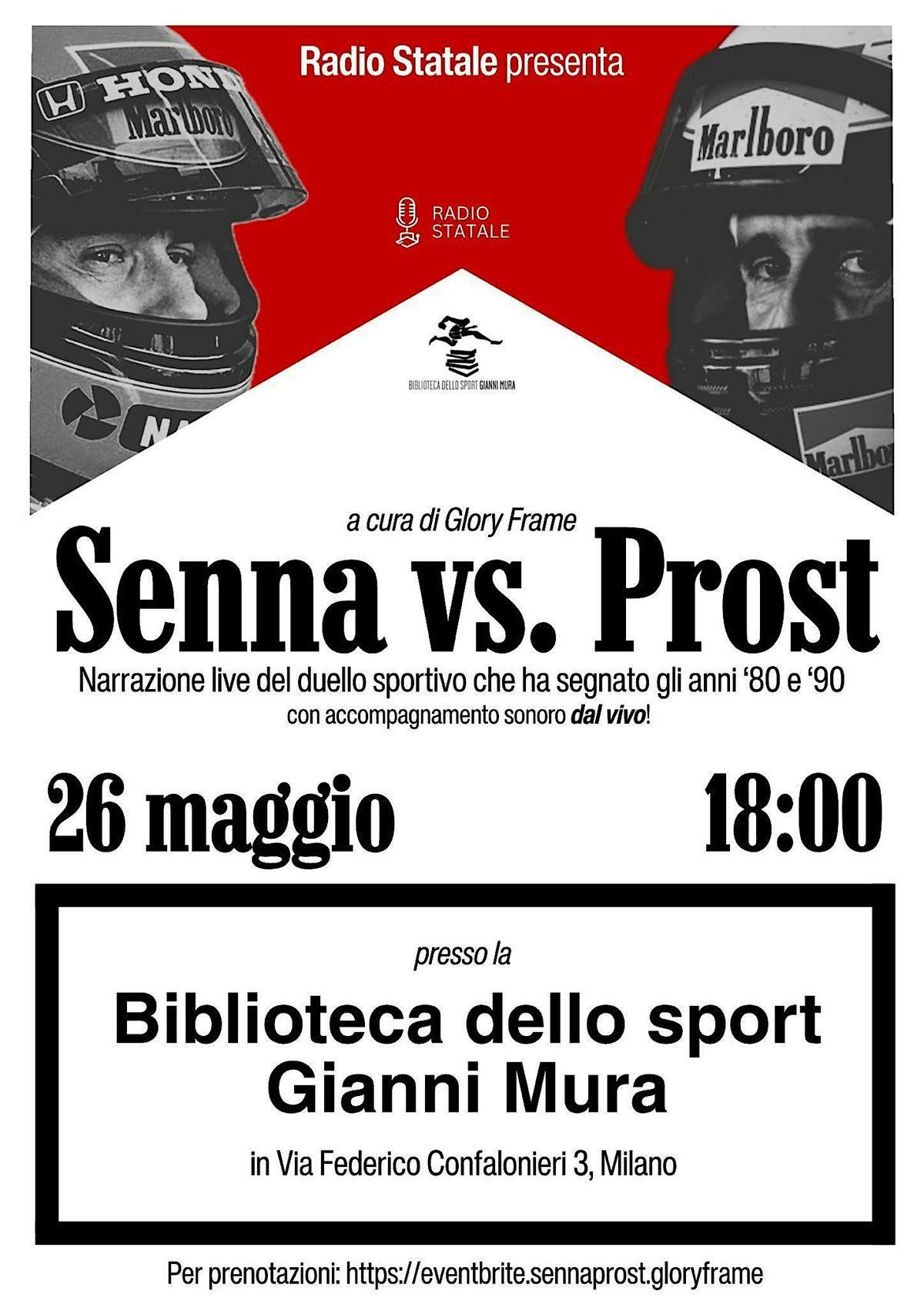 Glory Frame Live Podcast - Senna vs Prost. Il duello infinito.