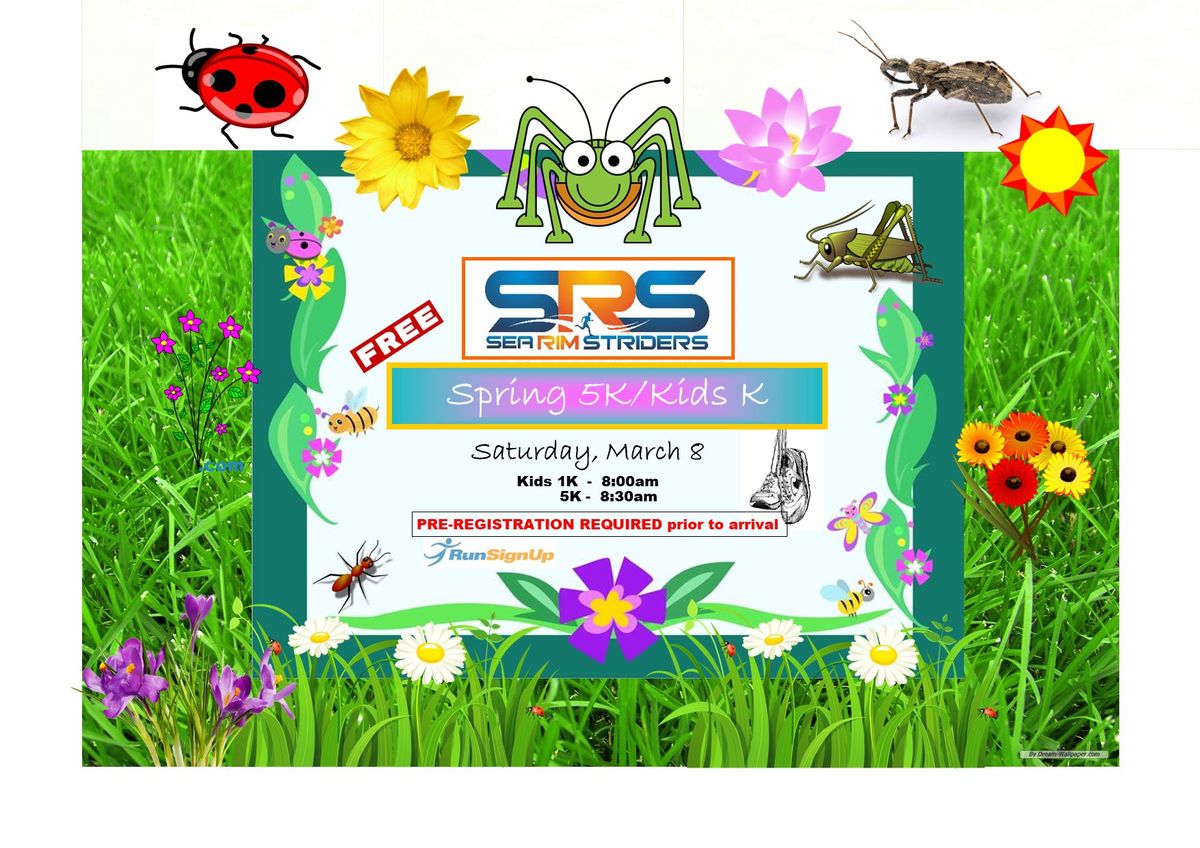 2025 Free Spring 5K\/Kids K - Sea Rim Striders