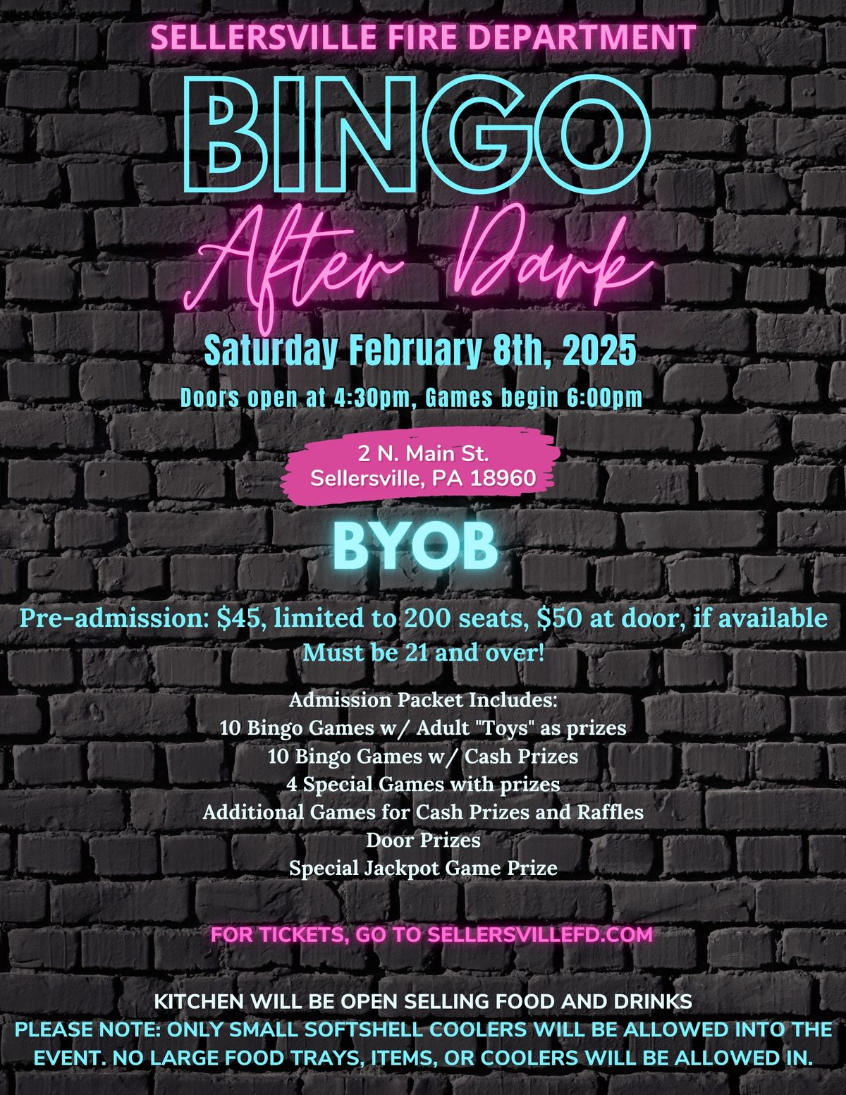 SFD Bingo After Dark