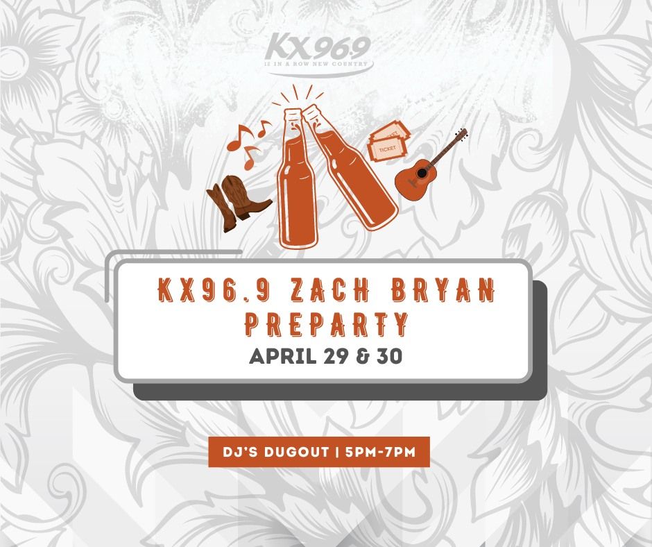 KX96.9 Zach Bryan Pre-Party
