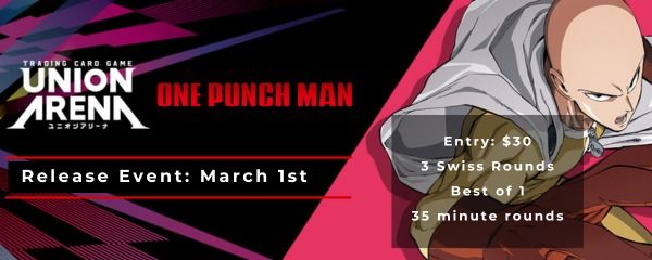 Union Arena: ONE PUNCH MAN Release Event - Portsmouth