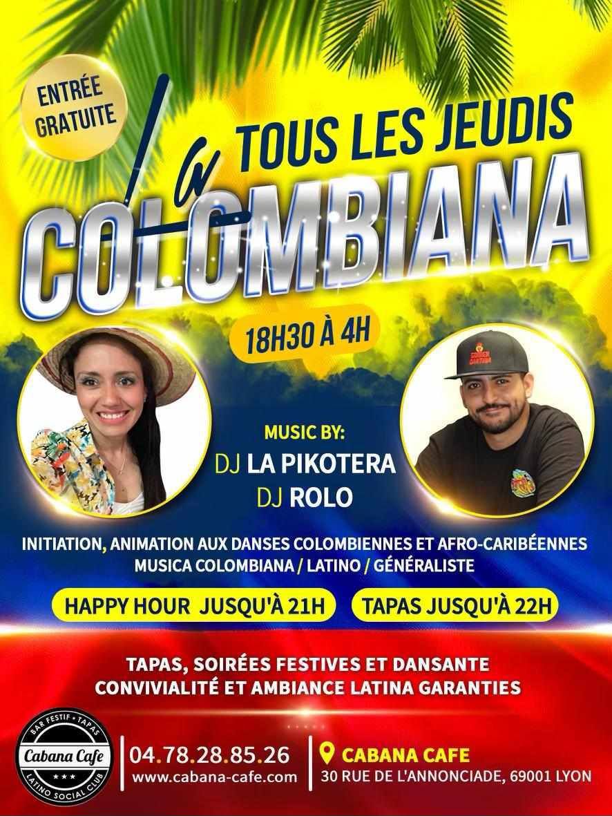 La Colombiana ( Tous les Jeudis ) --> Cabana Caf\u00e9 