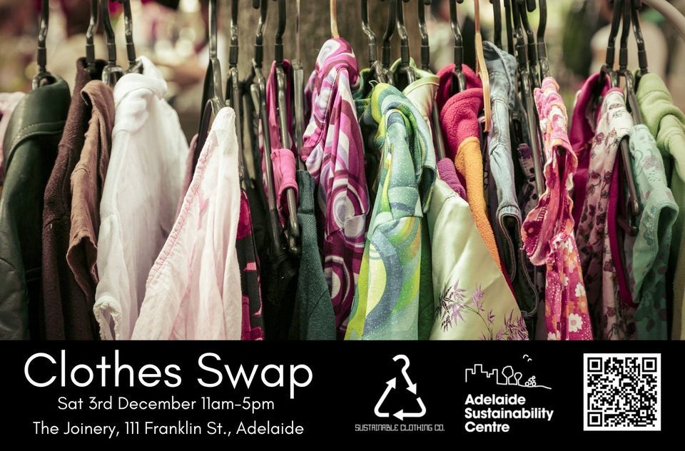 Clothes Swap at the (new location) Adelaide Sustainability Centre!