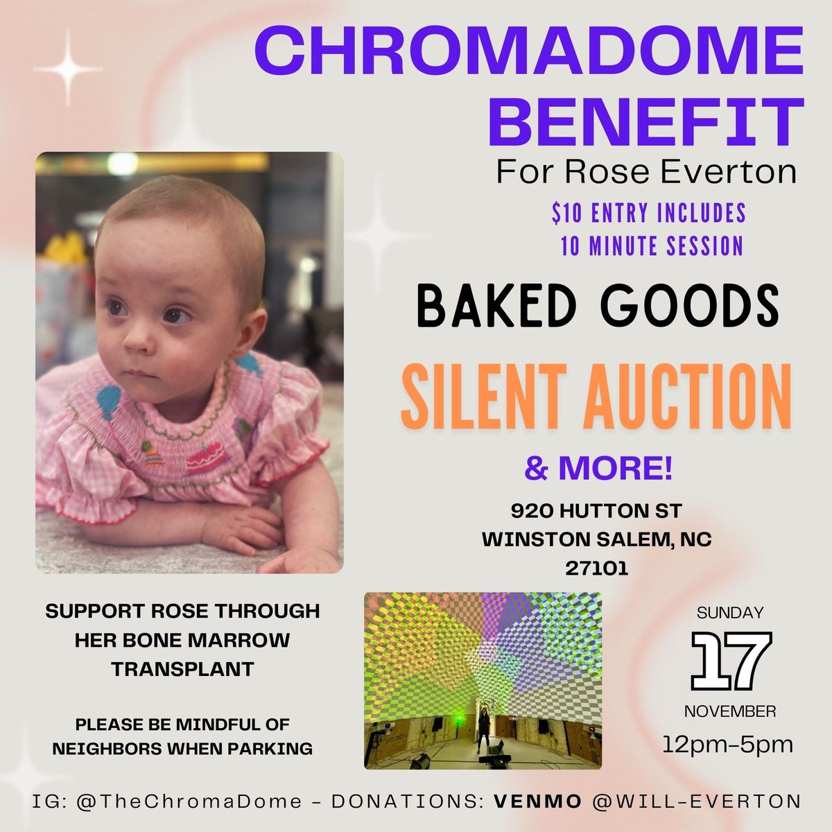 Chromadome Benefit for Rose Everton