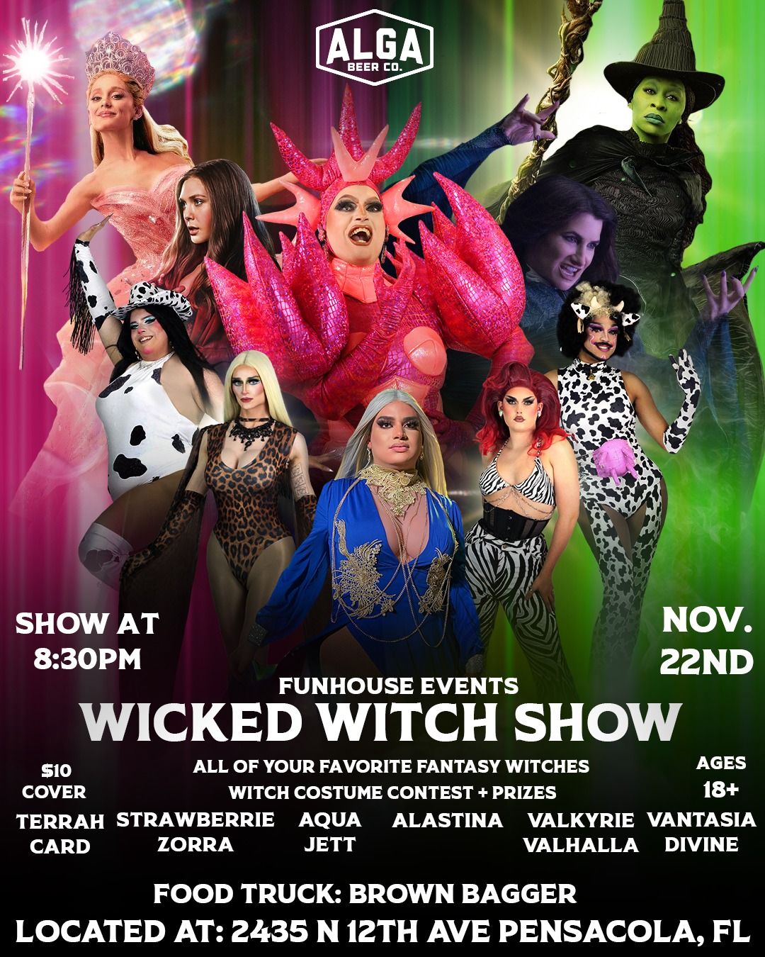 A Wicked Witch Show at Alga Beer Co. Nov. 22nd