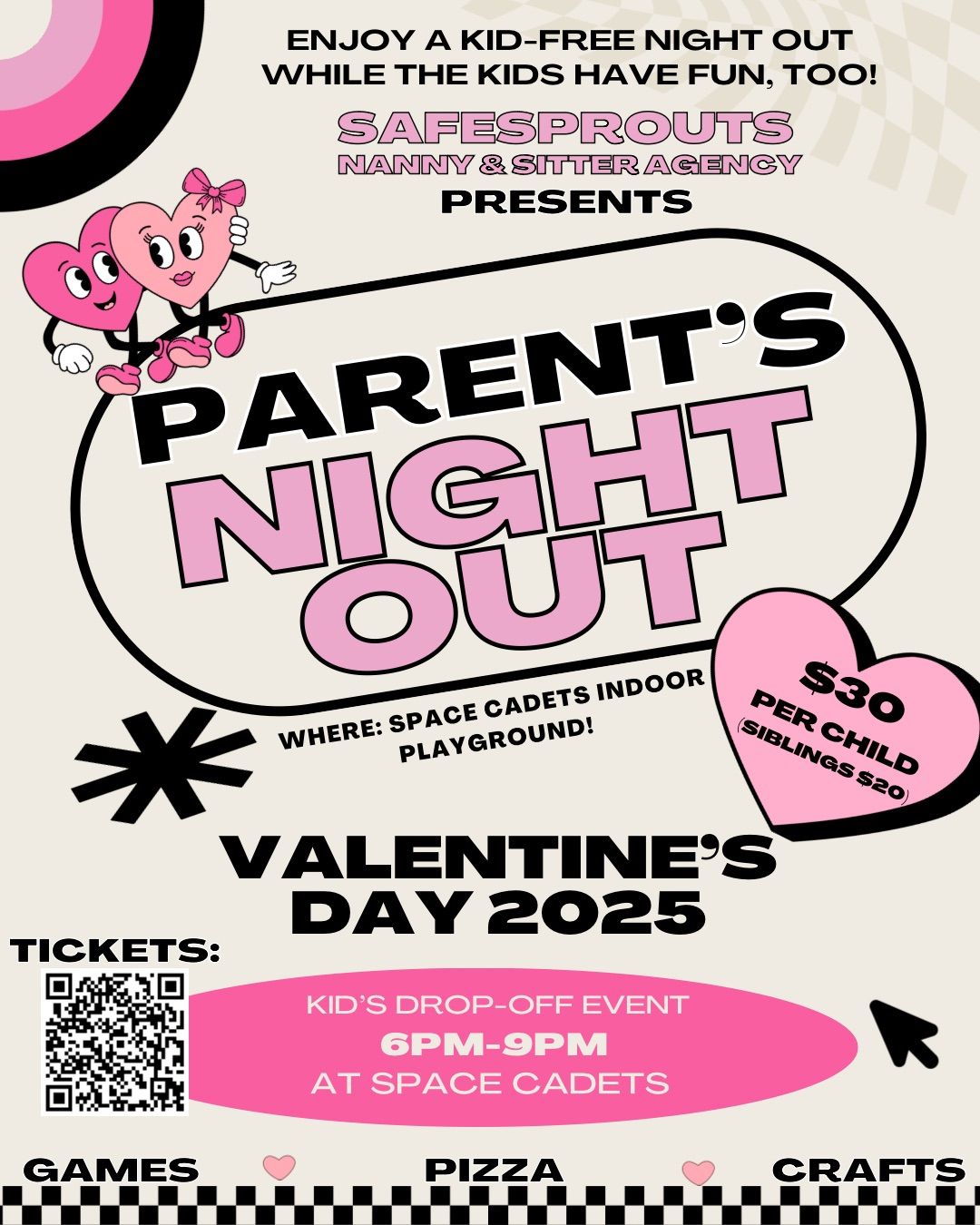 Valentine\u2019s Day Parents\u2019 Night Out!