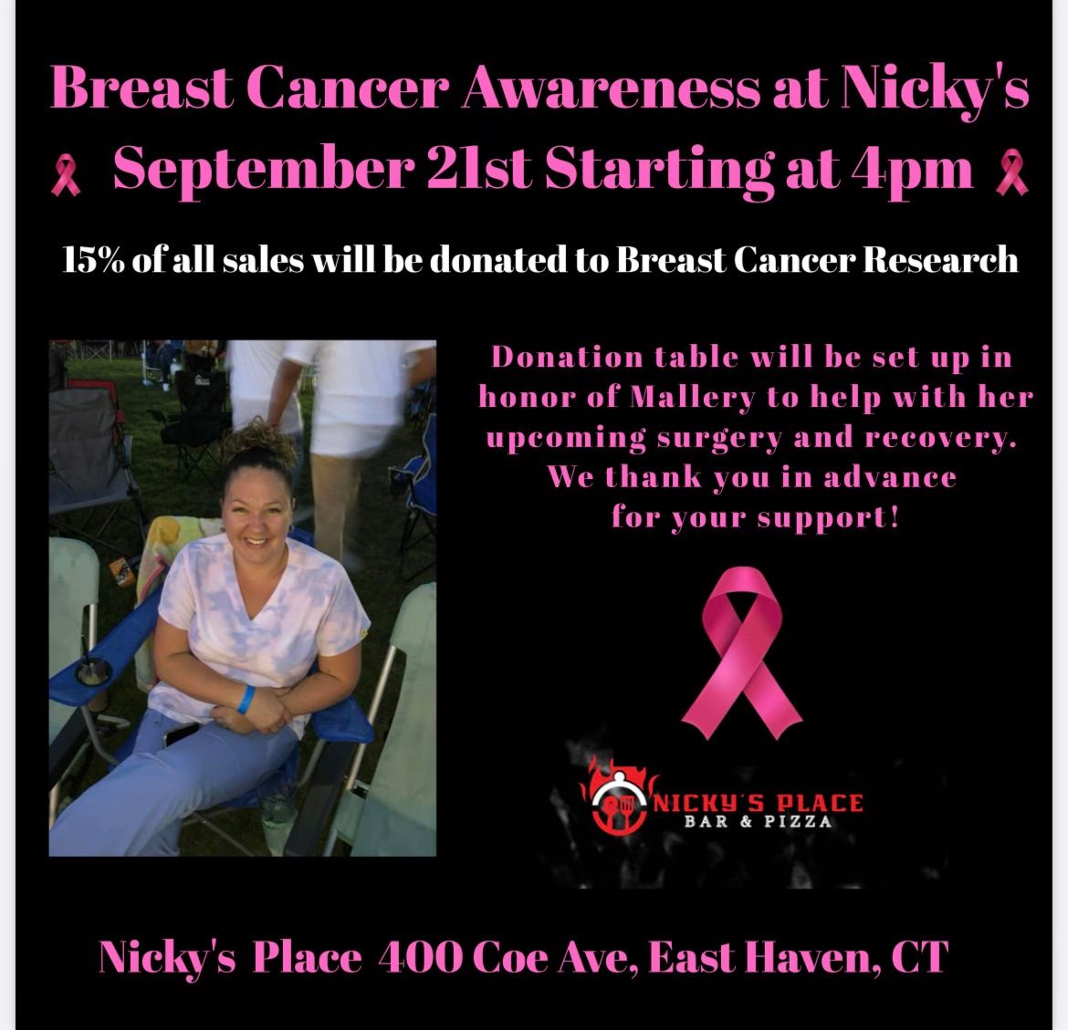 Breast Cancer Fundraiser at Nicky\u2019s