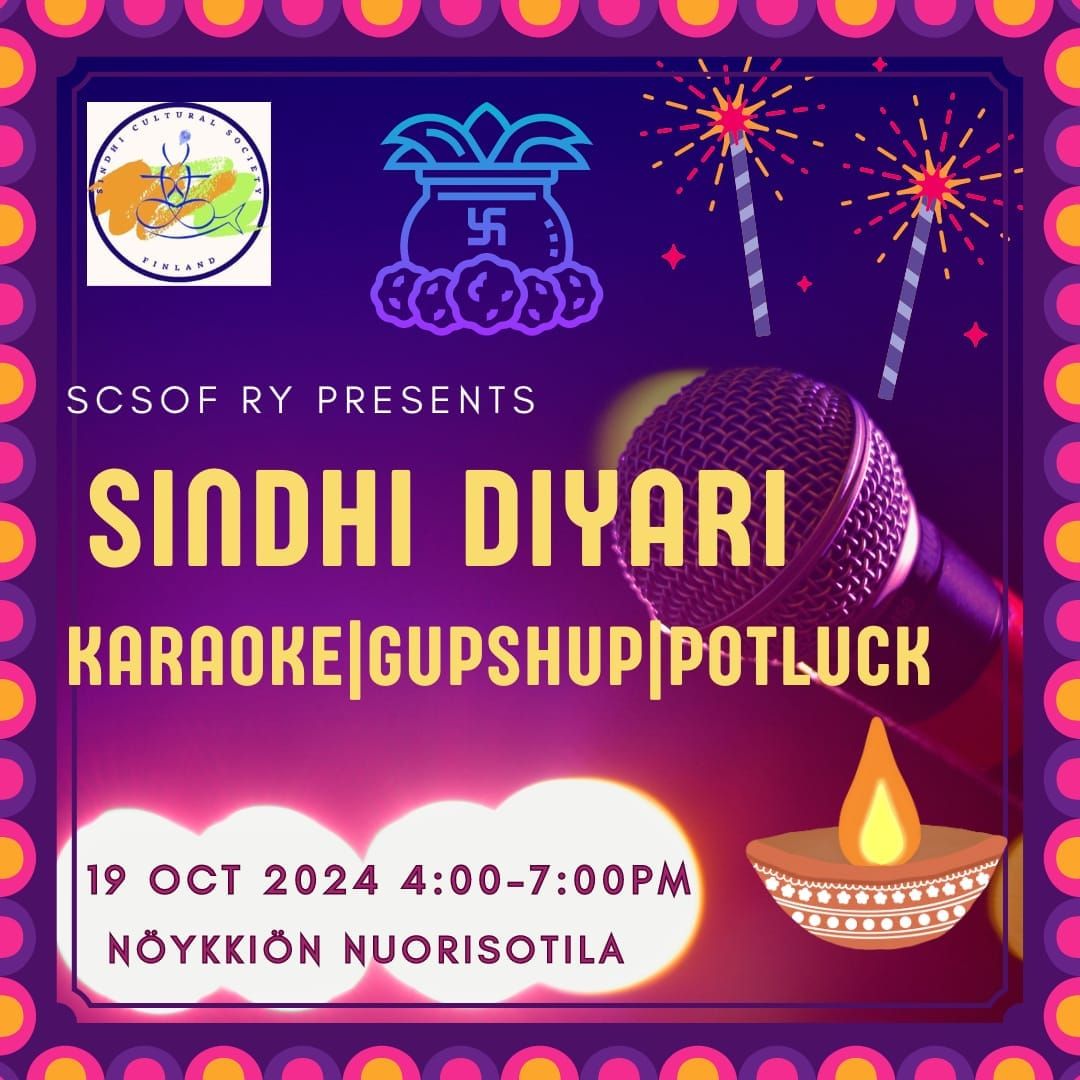 Sindhi Diyari, Karaoke ayen Gupshup with Potluck by SCSOF Ry