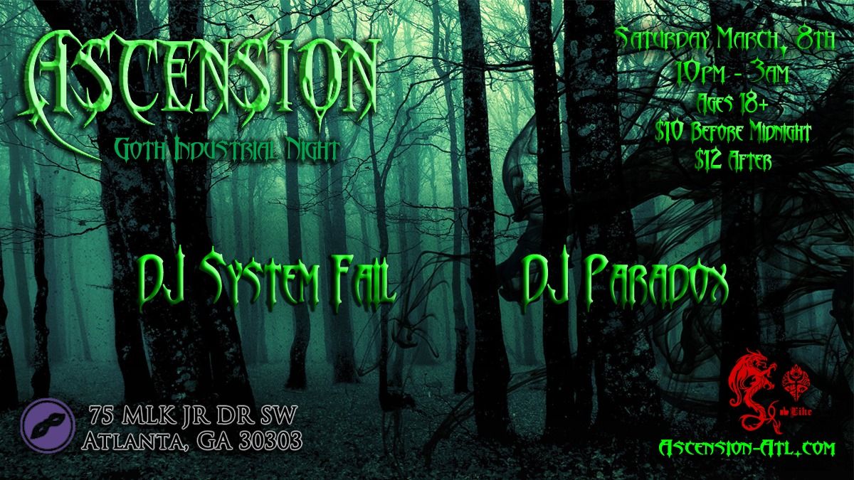 Ascension: A Goth Industrial Night @ The Masquerade (18+)