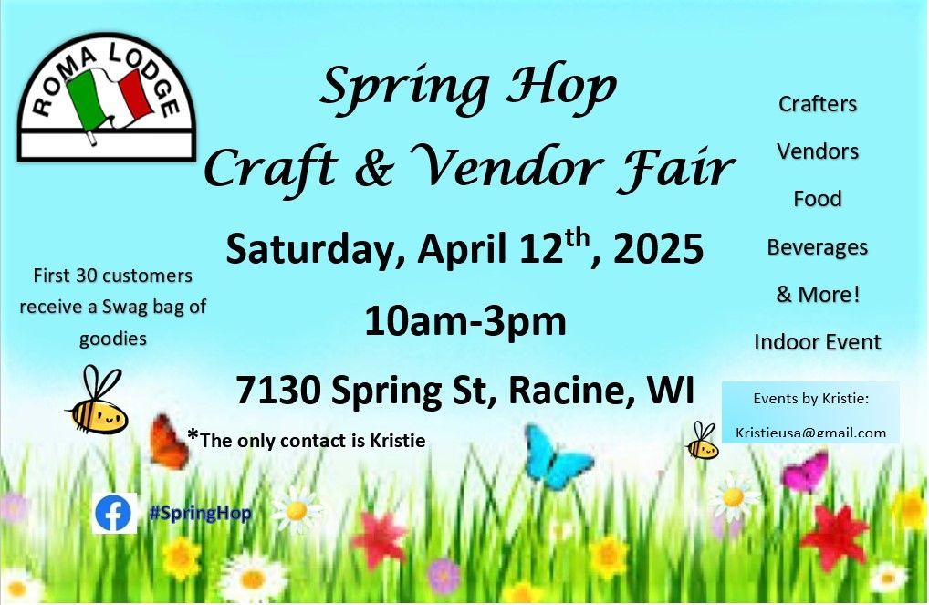 Spring Hop Craft & Vendor Fair 