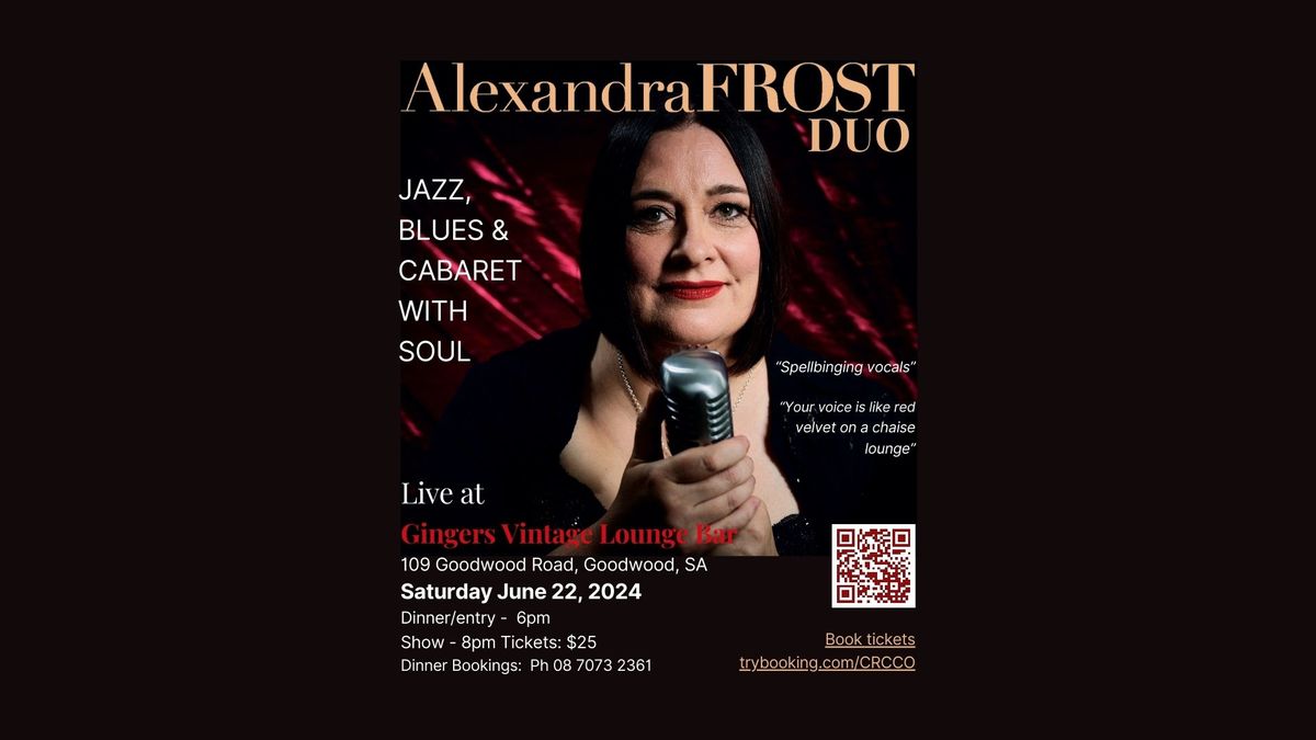 The Alexandra Frost Duo -  Live at Gingers 