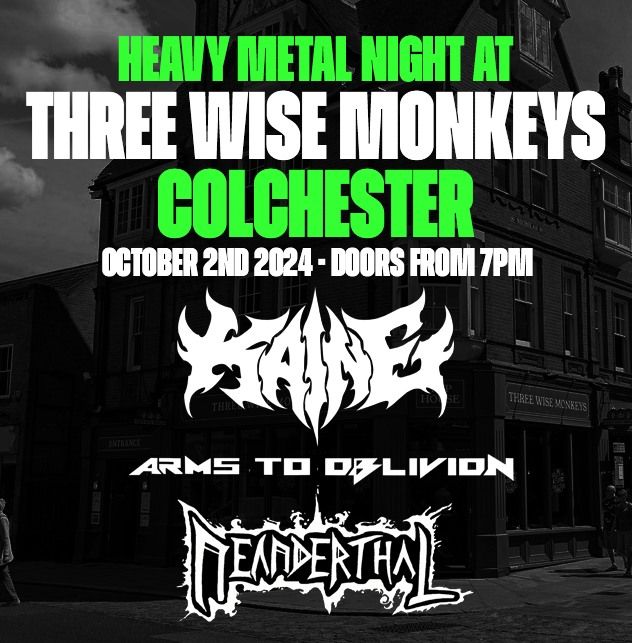 Kaine at Three Wise Monkeys, Colchester (2\/10\/24)