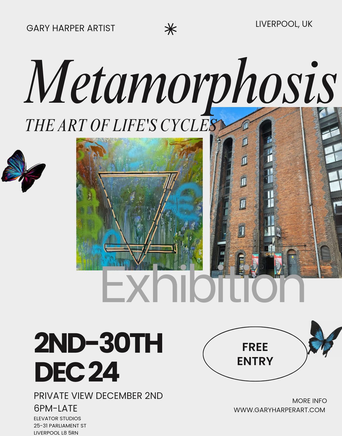 Metamorphosis: The Art of Life's Cycles exhibition by Gary Harper 