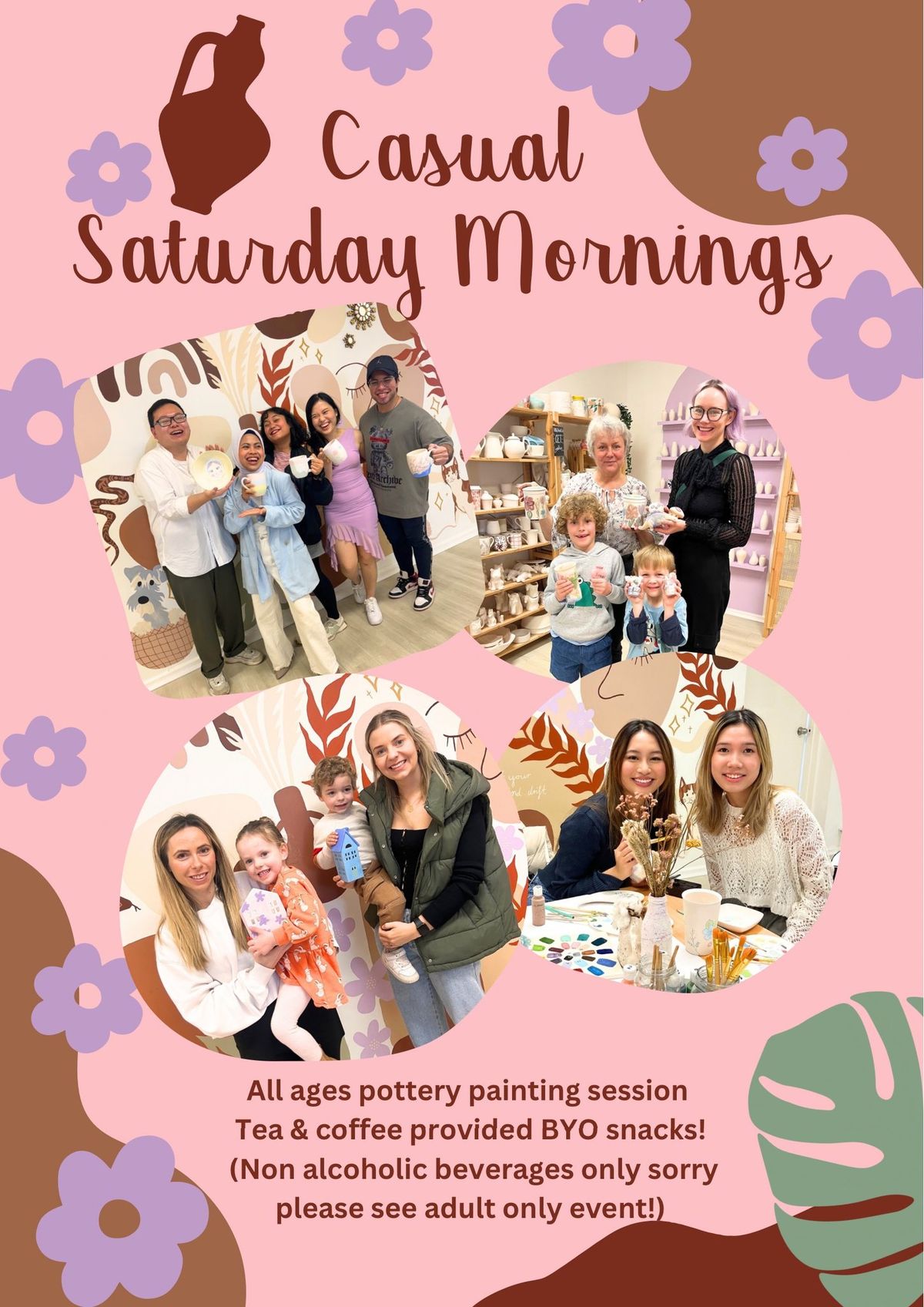 Pottery Painting Casual Morning- for all ages