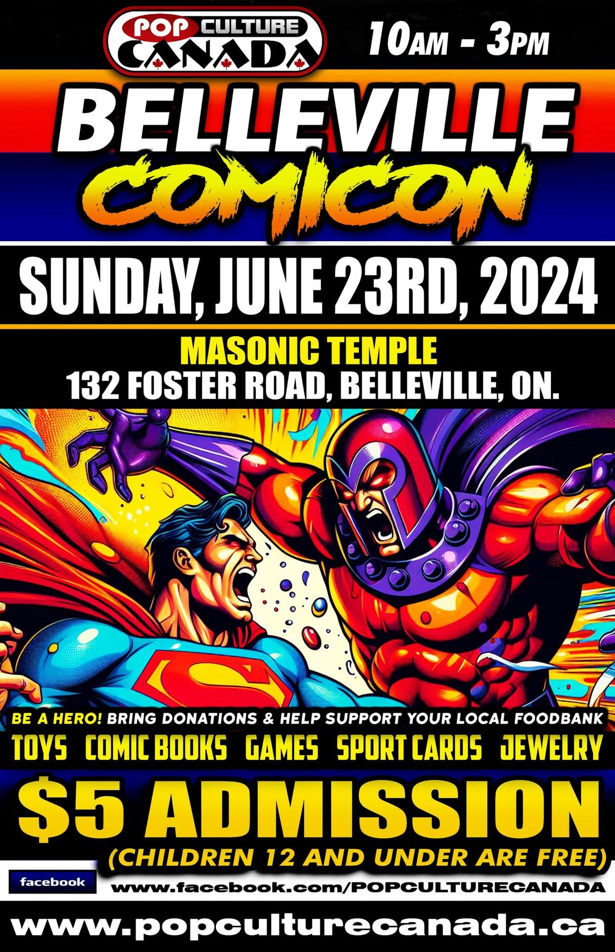 Belleville Comicon : June 23rd 2024