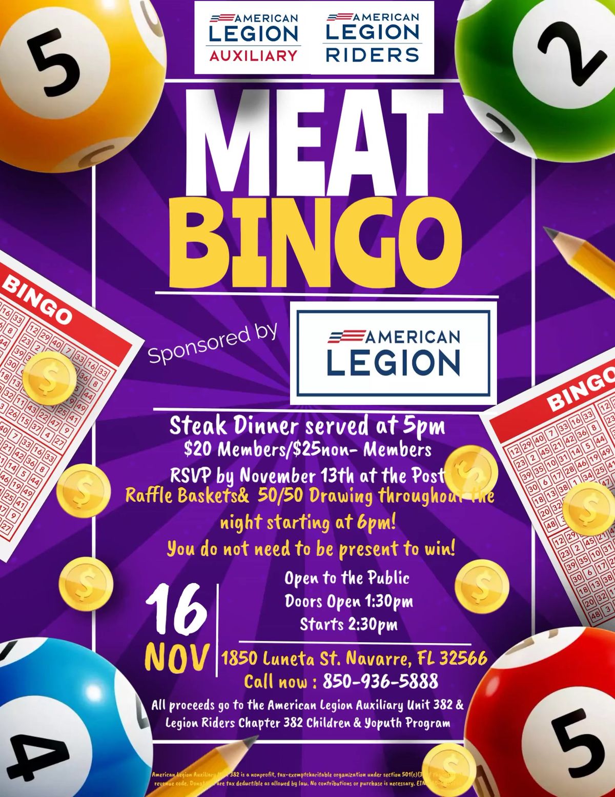 American Legion Post 382 Meat Bingo