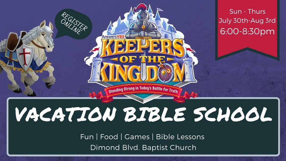 Keepers of the Kingdom! Vacation Bible School