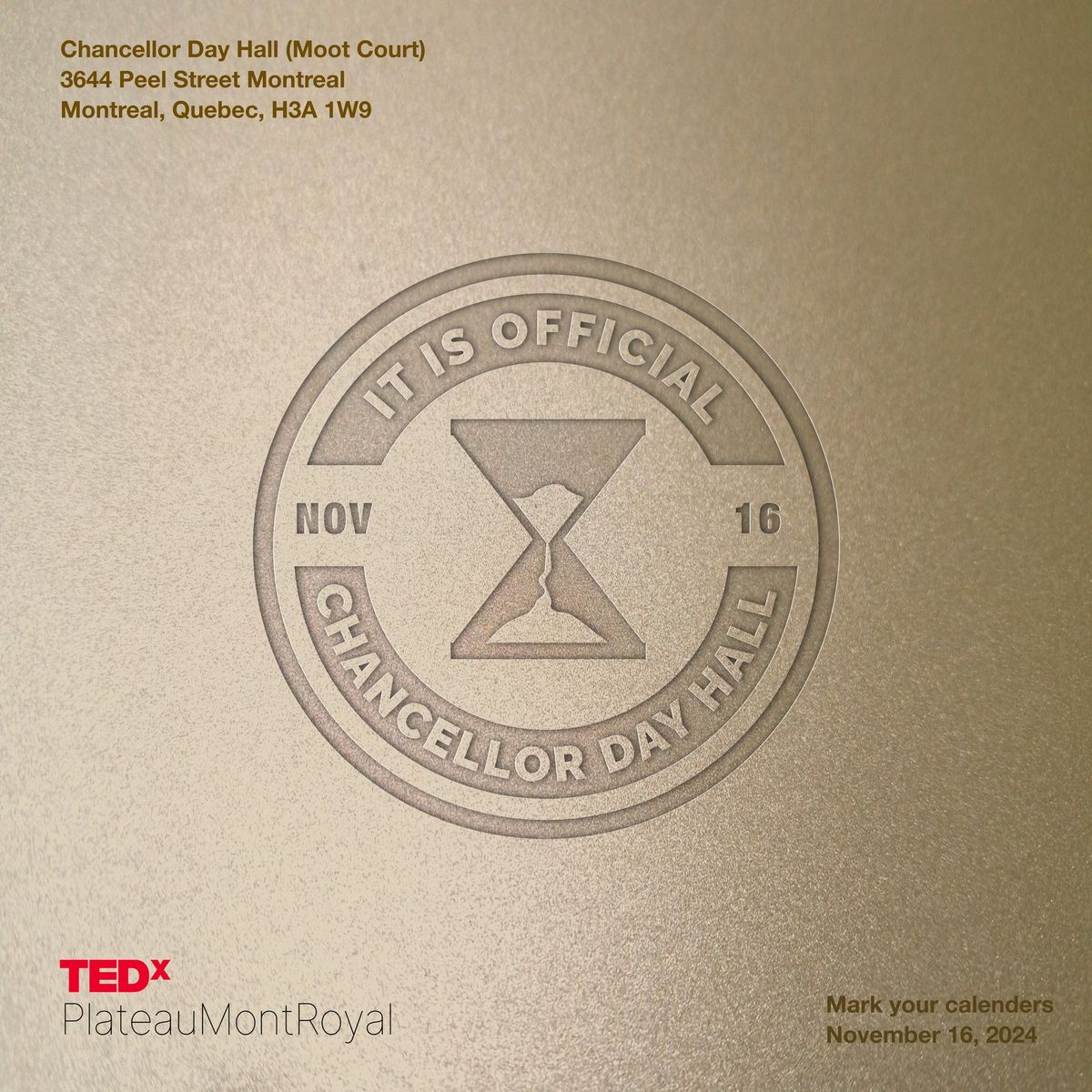 TEDxPlateauMontRoyal