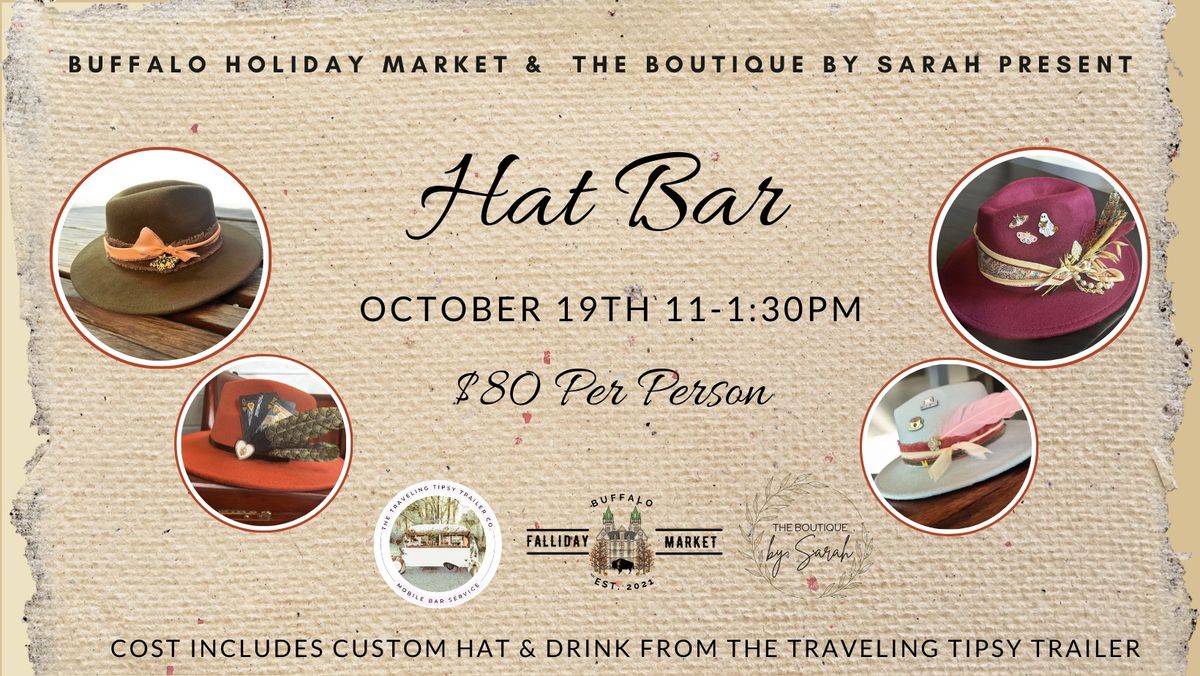 Hat Bar with The Boutique By Sarah