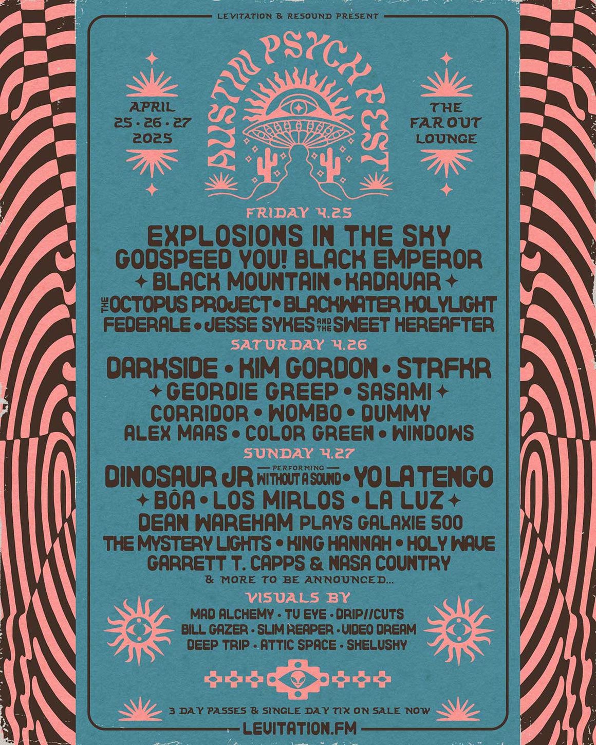 Austin Psych Fest - 3 Day Pass at Far Out Lounge