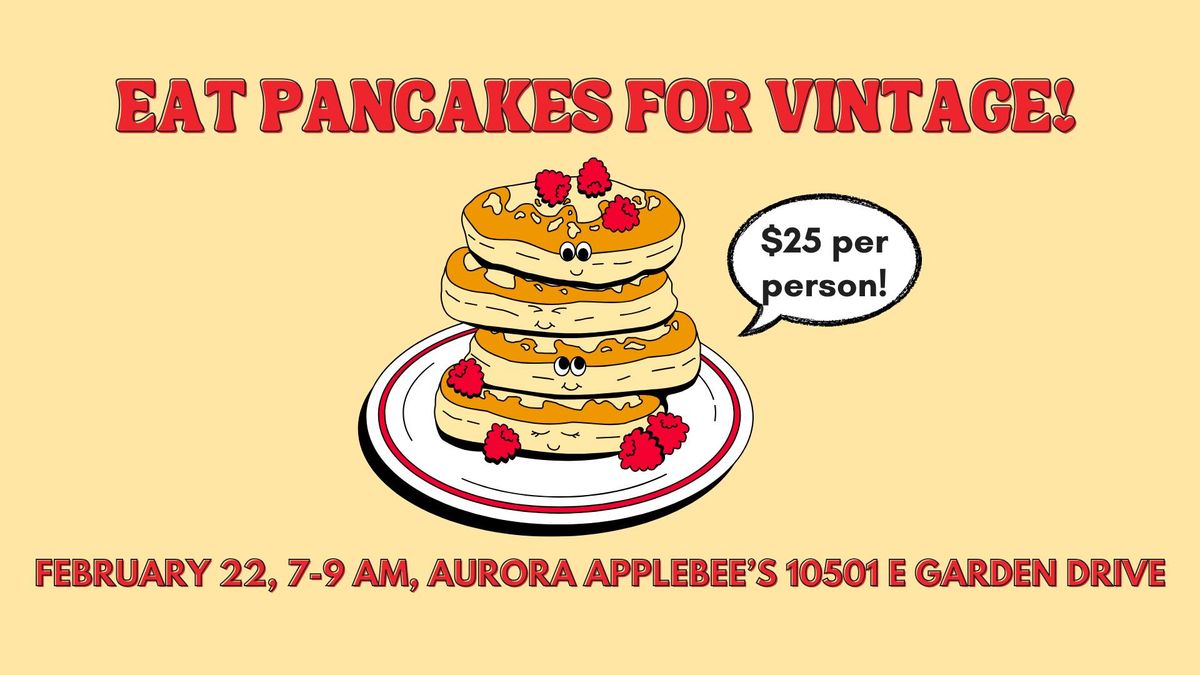 Pancake Fundraiser!