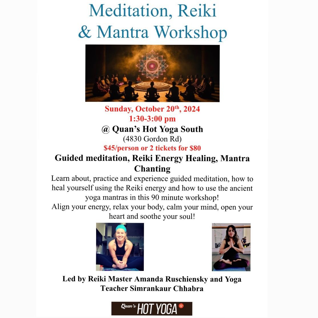 Meditation, Reiki & Mantra