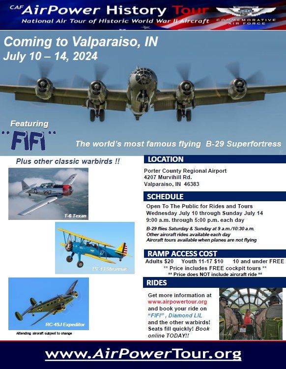 Commemorative Air Force's-AIRPOWER HISTORY TOUR 