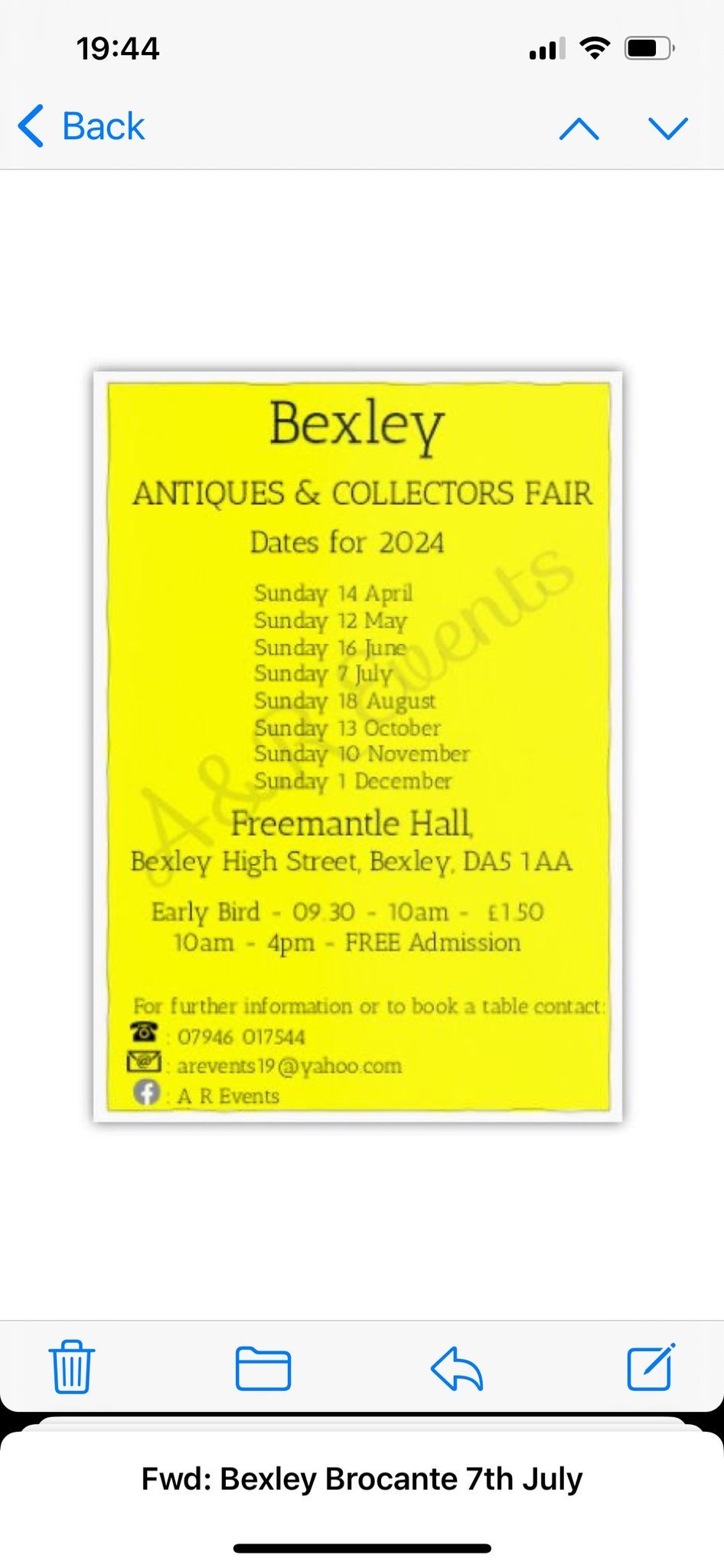 Bexley Antiques\/Vintage and Collectors Fair.