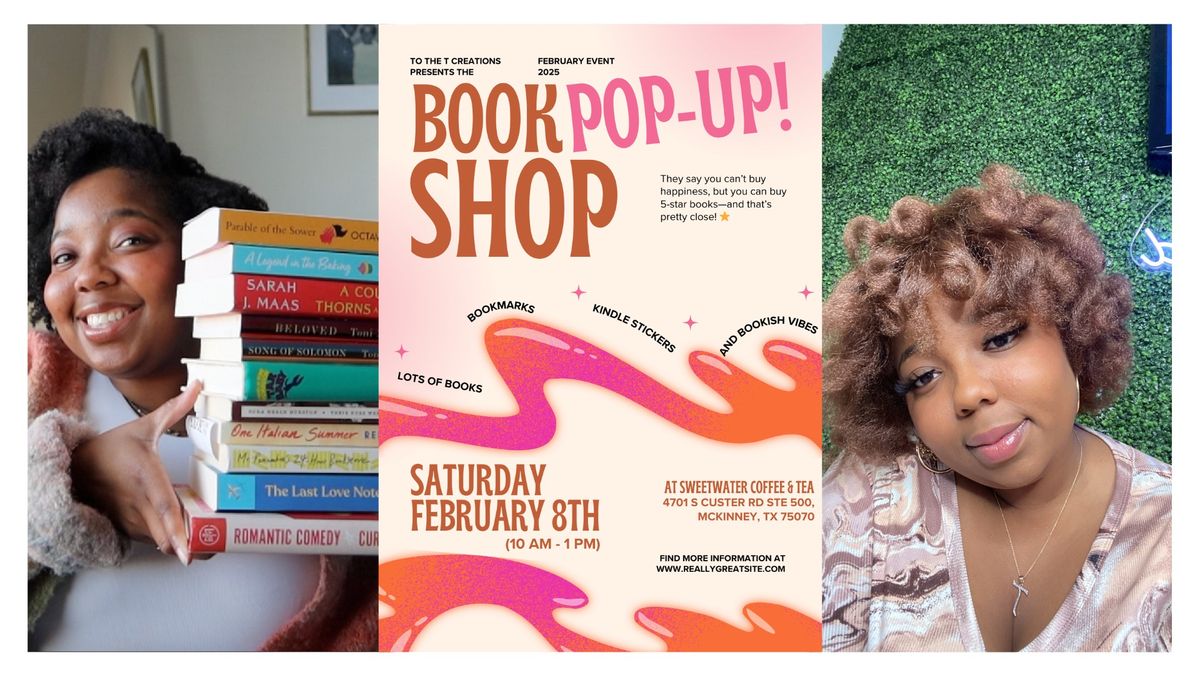 Book Pop-Up Shop!!!