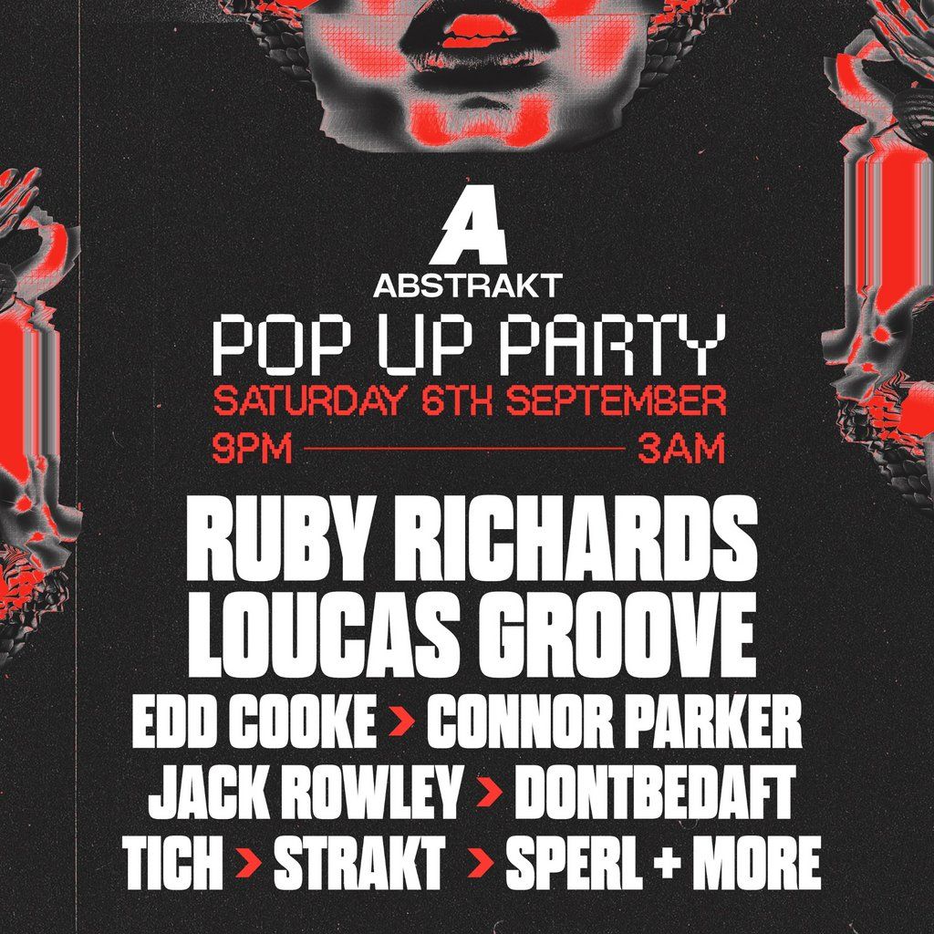 Abstrakt Pop Up Party