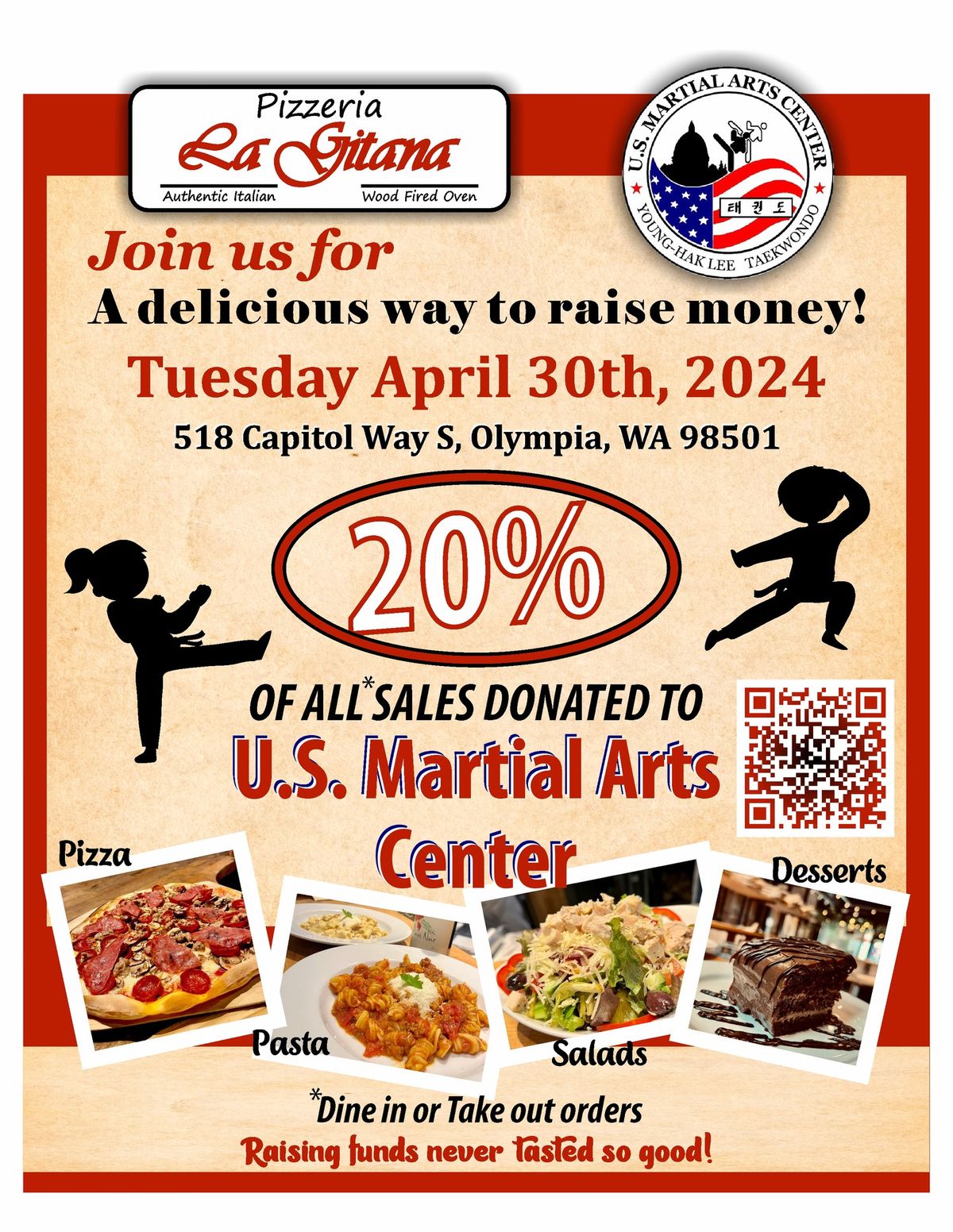 Fundraiser for U.S. Martial Arts Center (USMAC)