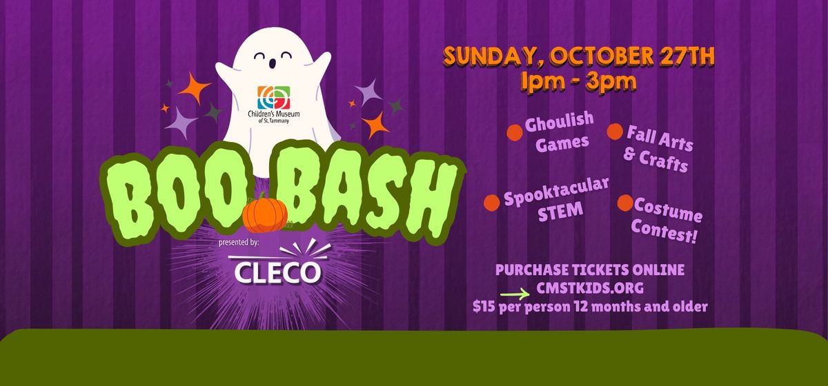 Children's Museum of St. Tammany Boo Bash! Presented by Cleco