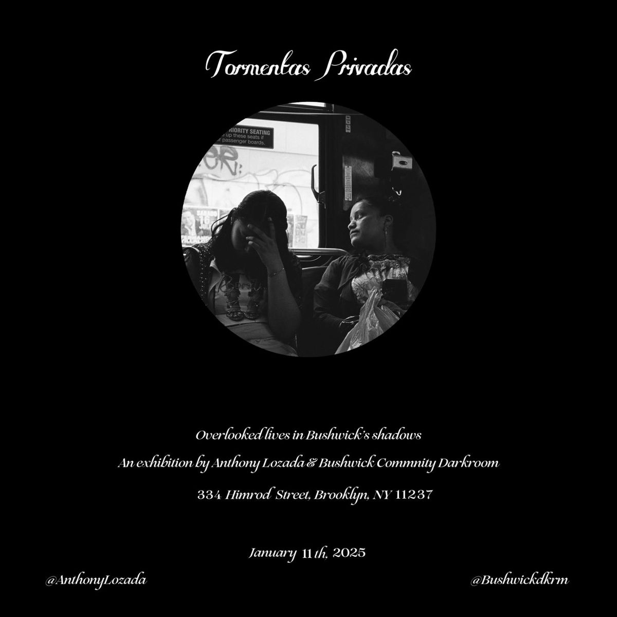 Exhibit Opening: Tormentas Privadas by Anthony Lozada