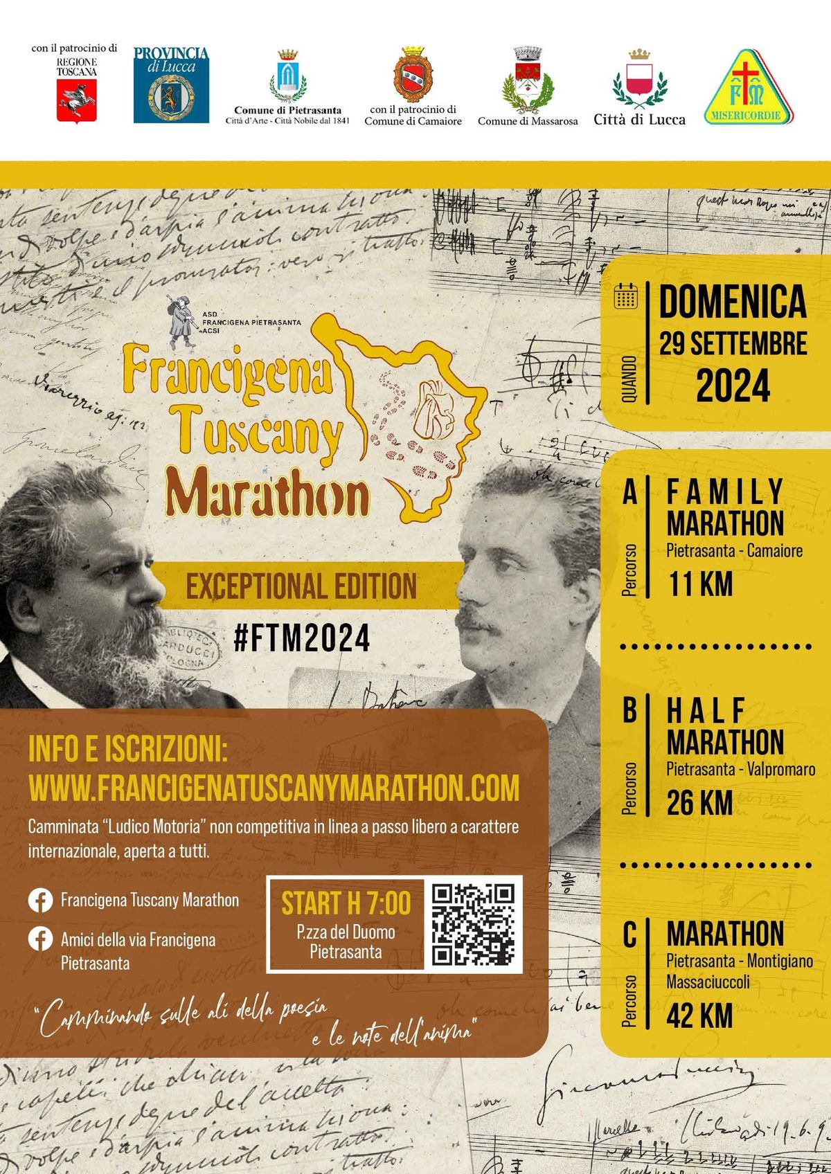 FRANCIGENA TUSCANY MARATHON EXCEPTIONAL EDITION 2024