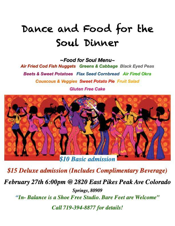 Dance and Food for the Soul Celebration