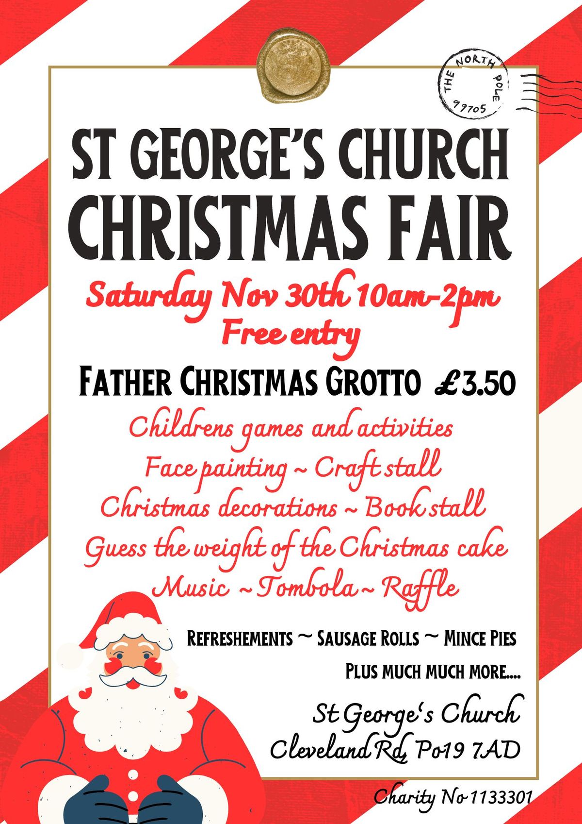 St George's Christmas Fair and Father Christmas Grotto