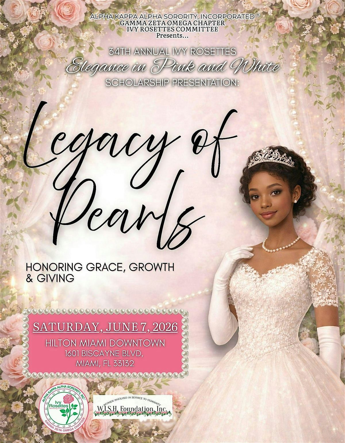 34th Annual Ivy Rosettes Elegance in Pink and White Presentation