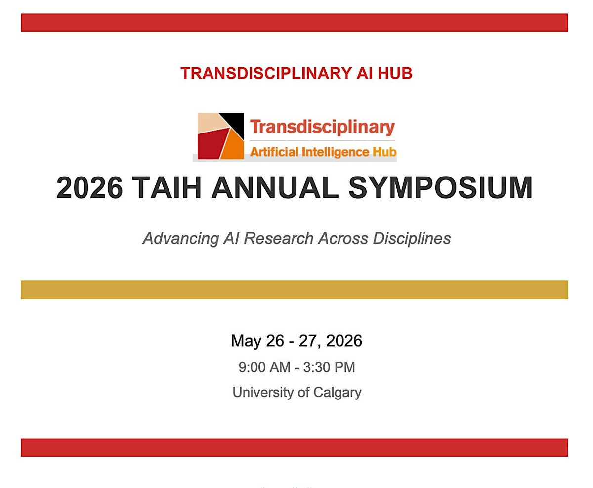 2026 Transdisciplinary AI Hub (TAIH) Annual Symposium