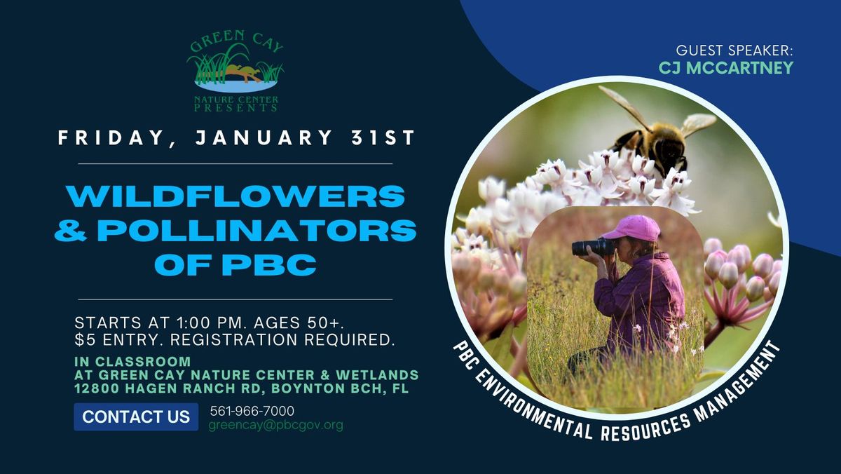 Science for Seniors: Wildflowers & Pollinators of PBC