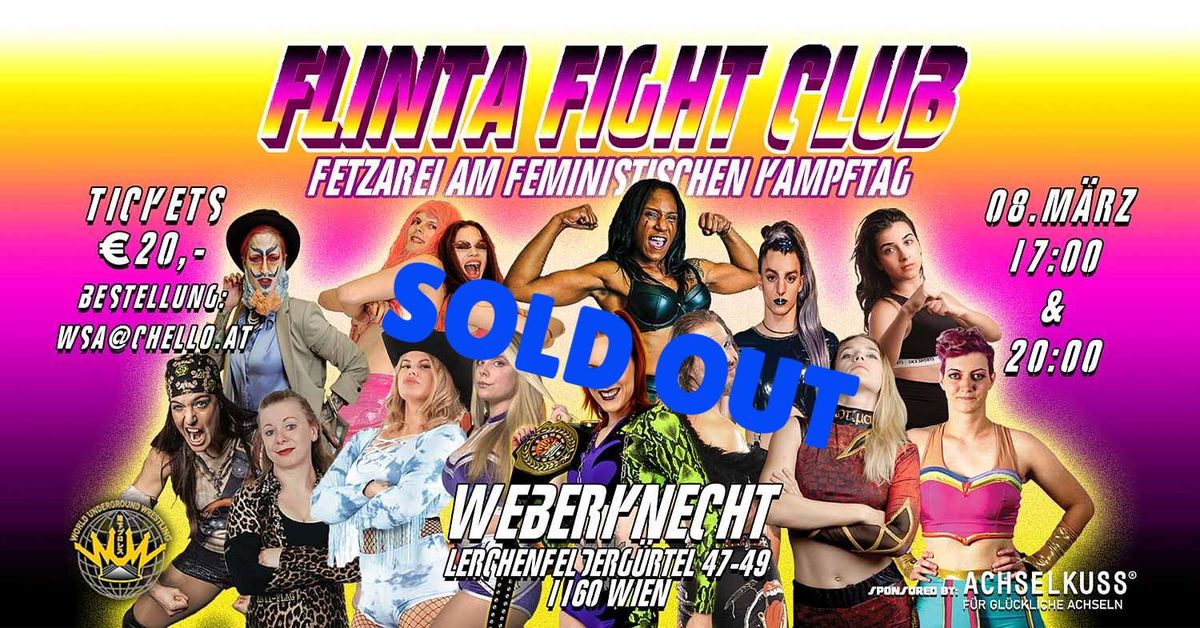 FLINTA Fightclub 2025 - 1 Abend - 2 Shows