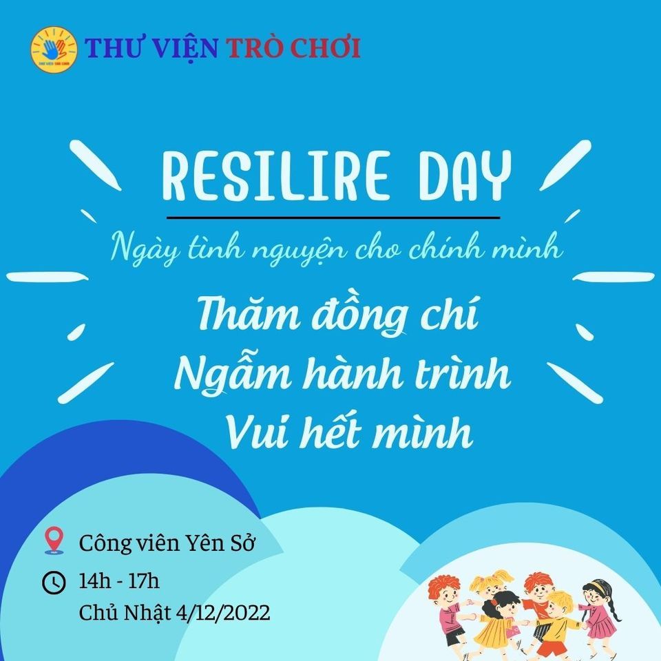 RESILIRE DAY- Ng\u00e0y t\u00ecnh nguy\u1ec7n cho ch\u00ednh m\u00ecnh