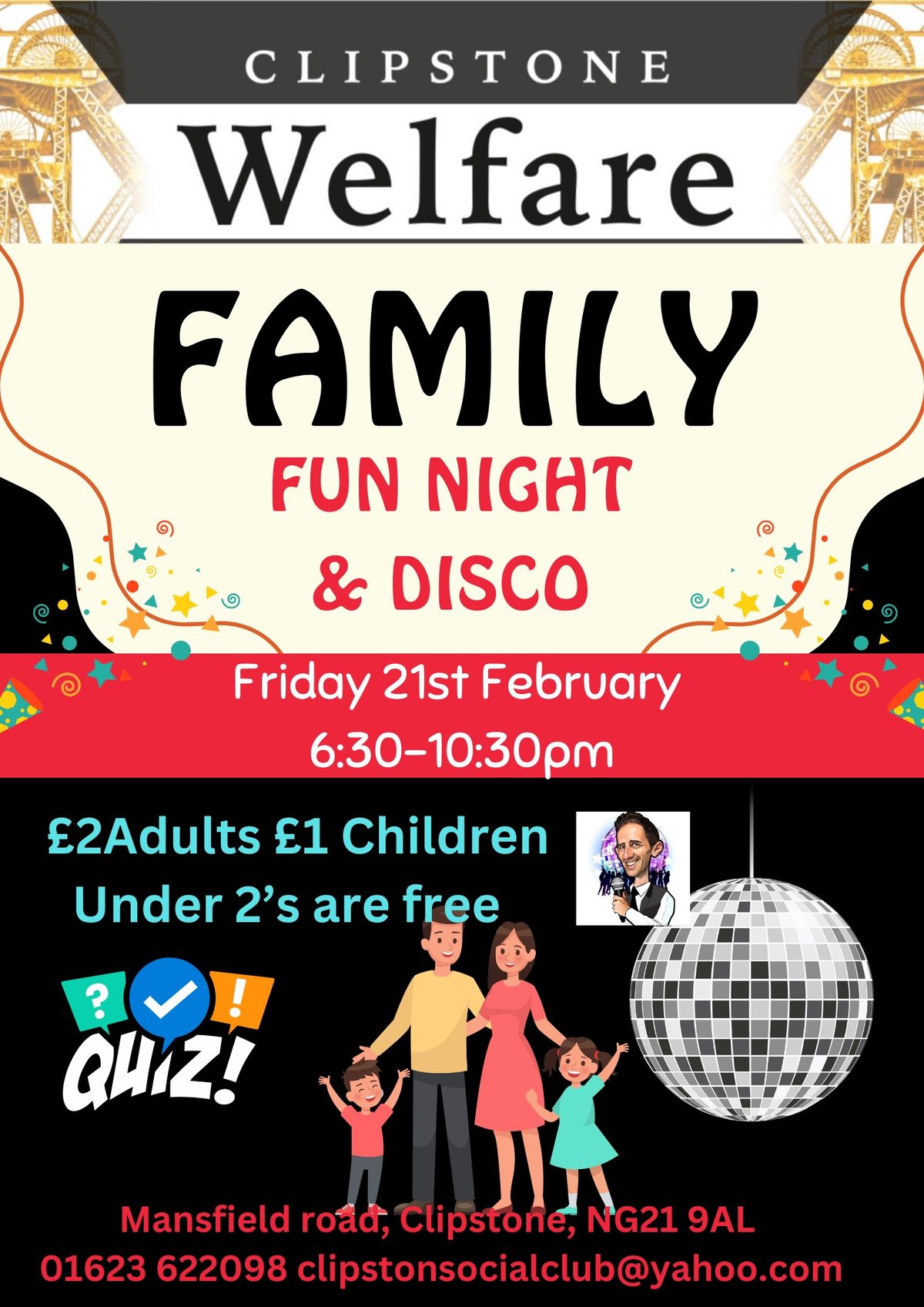 Family fun night & disco 