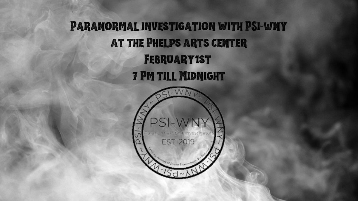 Paranormal Investigation with PSI-WNY