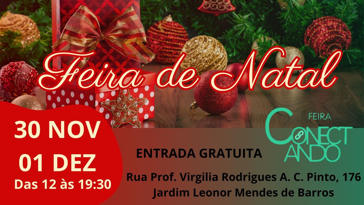 Feira Conectando Edi\u00e7\u00e3o de Natal 