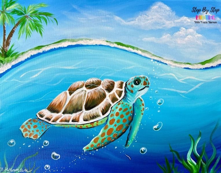Paint with Ashley Blake \u201cSea Turtle\u201d Paint Night