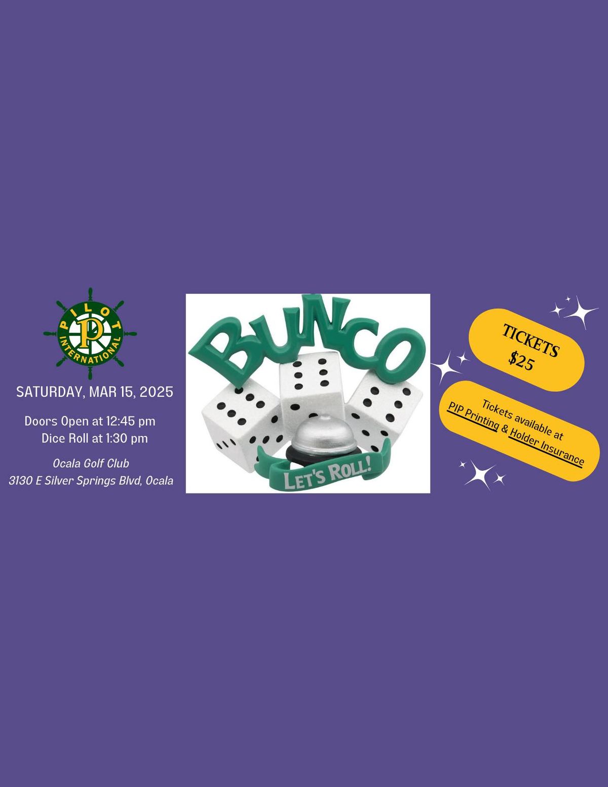 Pilot Club Ocala Bunco Party